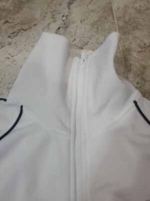 Lacoste x Andy Roddick White Track Zip Jacket Tennis Size 7 (2XL