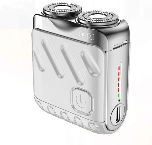 Portable Rotary Dual Ring Electric Shaver,Waterproof Mini Display Beard Shaver - Bild 36 von 38