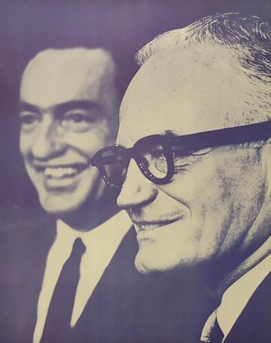 1964 Barry Goldwater William Miller Large Campaign Poster - Picture 3 of 3