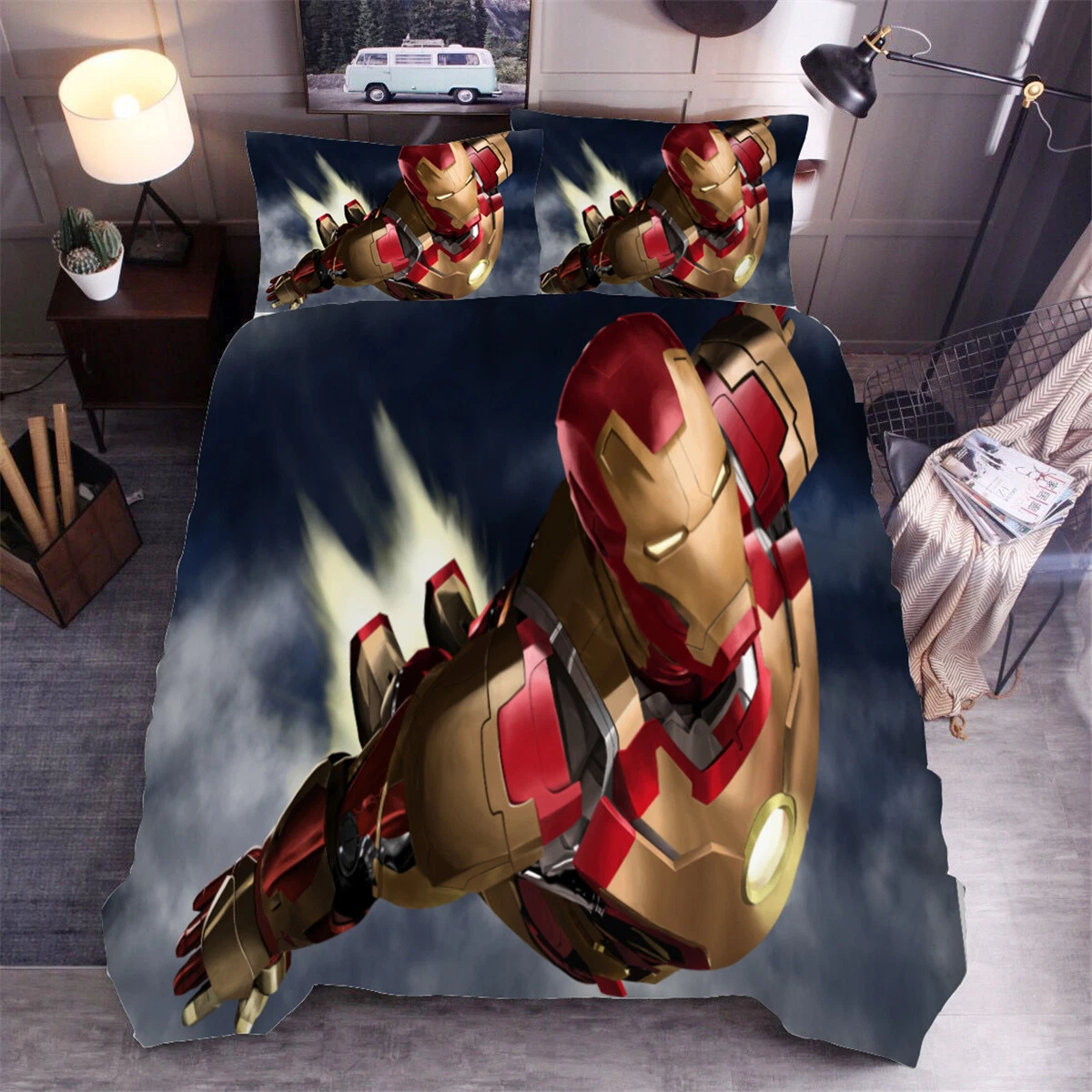 Iron Man Bedding Set, Bedroom Decoration