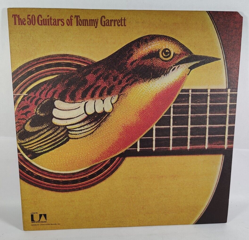 1971 Tommy Garrett "The 50 Guitars Of Tommy Garrett" 12" 33 RPM Vinyl Used Cpix!