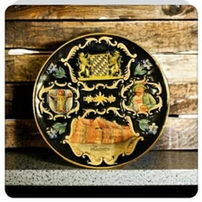 Vintage Munchen Souvenir Decorative Plate Wall Hanging Decor