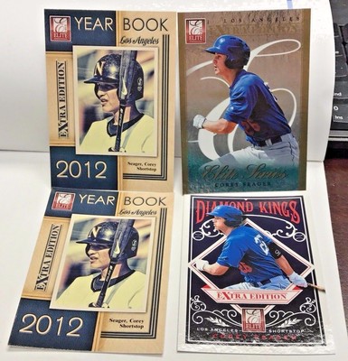 4 Corey Seager 2012 Elite Extra Ausgabe Eee Serie, Diamant Kings, Jahrbuch Menge