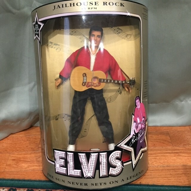 jailhouse rock 45 rpm elvis doll