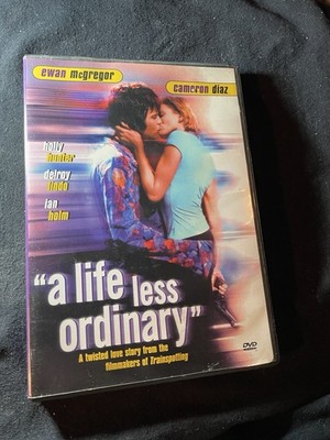 DVD A LIFE LESS ORDINARY DANNY BOYLE EWAN MCGREGOR CAMERON DIAZ TRAINSPOTTING