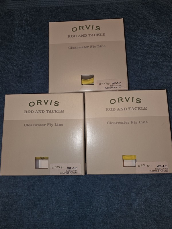 3 vintage  Orvis Fly Line *Unused New