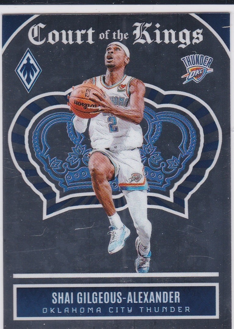 SHAI GILGEOUS-ALEXANDER SGA Panini COURT OF THE KINGS Basketball 