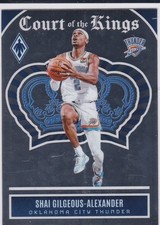 SHAI GILGEOUS-ALEXANDER SGA Panini COURT OF THE KINGS Basketball OKC THUNDER MVP