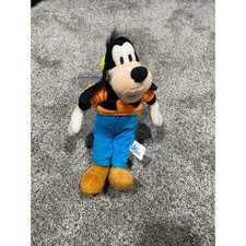 Disney Disneyland Resort Goofy Plush Stuffed Animal Toy Orange Blue 11 Inch