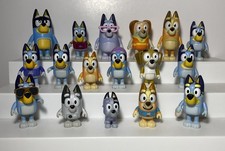 Moose Bluey and Friends Family Figures Toys Lot Of 17  No Duplicates.    A  