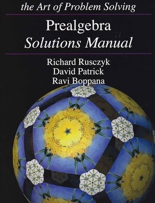 Art of Problem Solving (AoPS) Prealgebra Solutions Manual - paperback Richar...