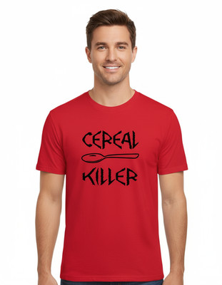UNISEX MEN WOMENS TEE TSHIRT CEREAL BREAKFAST SARCASTIC PRANK KILLER GIFT PARTY