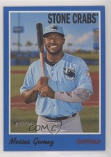 2019 Topps Heritage Minor League Edition Blue 20/99 Moises Gomez #4 v5m