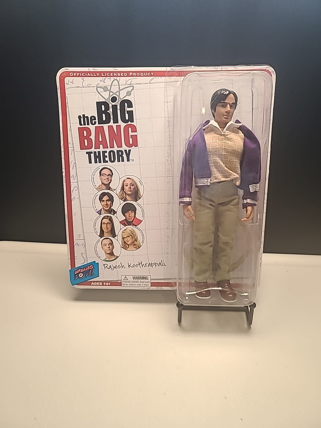 Figura de acción Big Bang Theory Rajesh Koothrappali 8 pulgadas