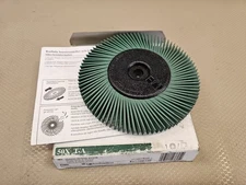 NEW 3M Scotch-Brite 27605 Radial Bristle Brush 6in x 1/2in x 1in Industrial Crud