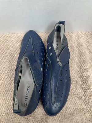Litfoot Breeze Navy Walking Shoe Size 41 (LF9010-3) Leather