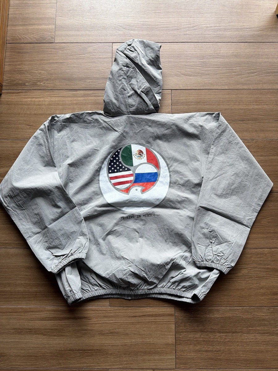Kanye West Mexico City 01/31/26 Merch WB-01 SZ 2 Windbreaker New
