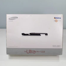 Rare Vintage Samsung SGH-A801 Telstra Phone 2006 Black New In Box Collectible