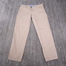 Banana Republic City Chino Pants Womens 10 Tan Khaki Excellent Stretch Cotton