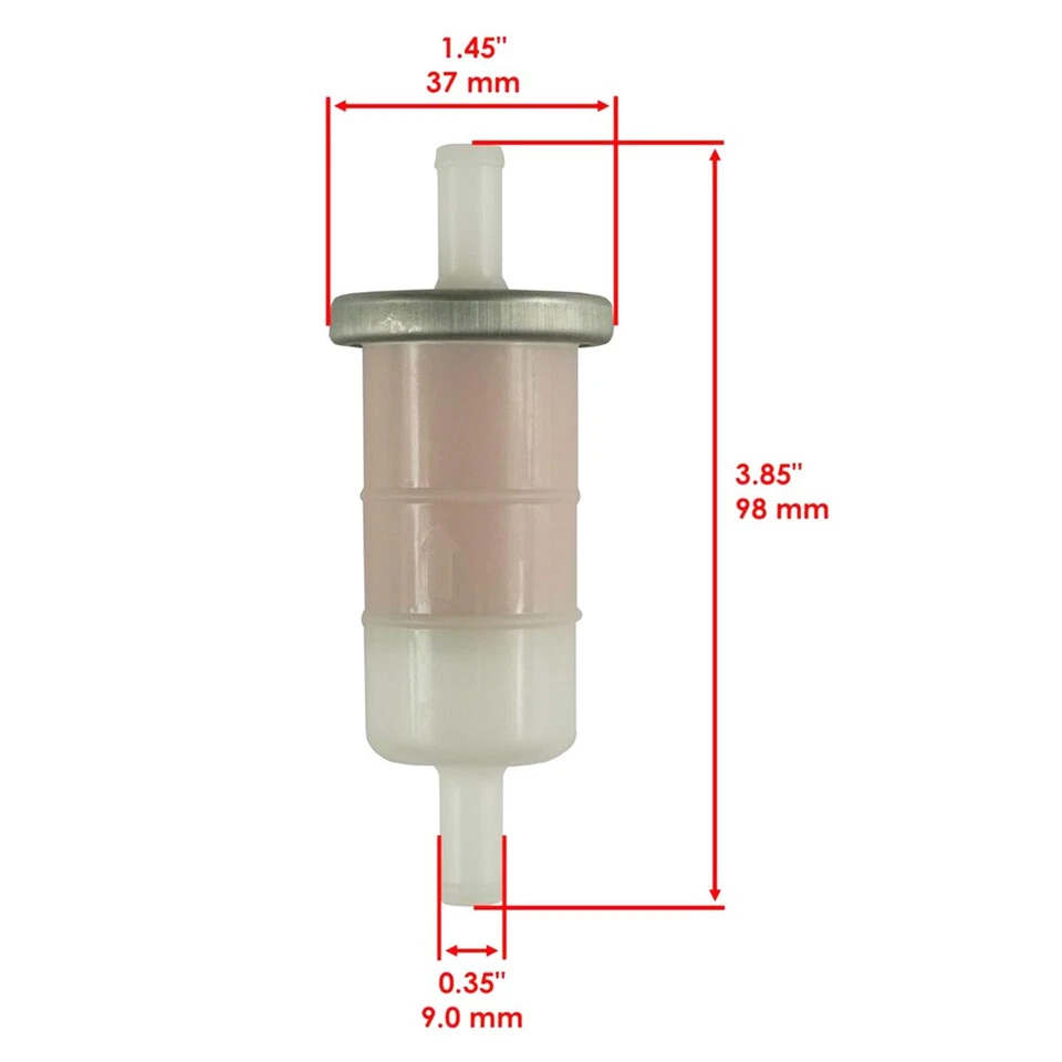 In Line Fuel Filter For Kawasaki ZX6R ZX6-R ZX-6R Ninja (ZX600 F1/F2/F3) 95-97 Foto 2 de 4
