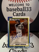 2025 Topps Series 2 Brent Rooker Autograph Card Orange /25 Athletics #90B2-BRO