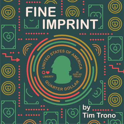 Fine Imprint by Tim Trono gewählte Karte auf Münze eingraviert