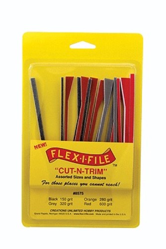 Cintas de lijado Creations Unlimited Flexi-I-File Cut-n-Trim tamaños surtidos y 8575 | Zustand: New