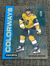 Brendan Brisson 2024-25 Upper Deck Synergy Hockey Blue Neon Colorways /99 #L-24