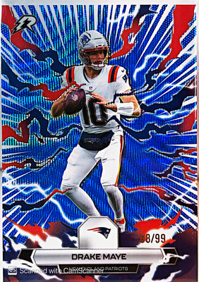 2025 Topps Resurgence Drake Maye #66 Numbered 68/99