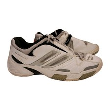 Men's Babolat All Court White Leather Tennis Shoes Michelin Soles Size 12