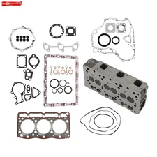 New Engine Complete Cylinder Head Assy Valves & Full Gasket Set For Kubota D905