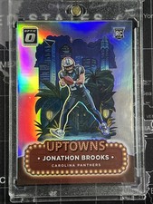 2024 Panini Donruss Optic Jonathon Brooks #13 Carolina Panthers Rookie Prizm
