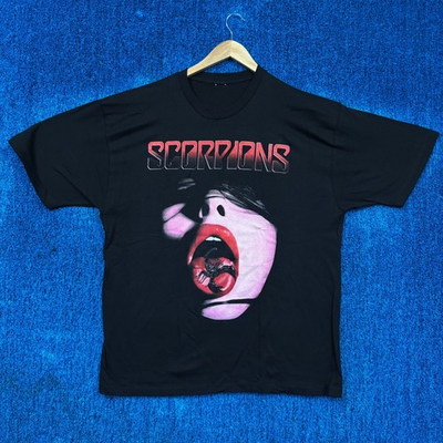 #ad #ad Scorpion the Deadly Sting Album Art Heavy Metal Band Tee XL $25.00
