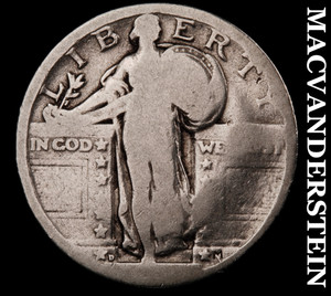 Silver Standing Liberty Quarter - Scarce  No Reserve  #M403