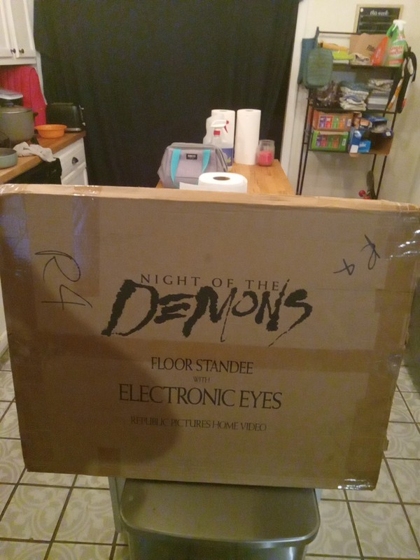Night Of The Demons Original Standee Complete 