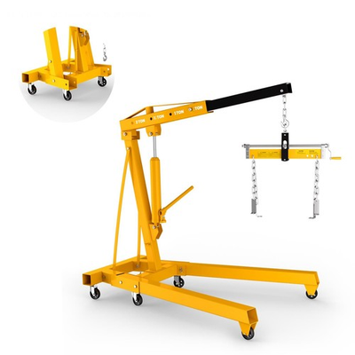 #ad 2 Ton Engine Hoist 4400 Lbs Heavy Duty Folding Hydraulic Cherry Picker Lift $228.65