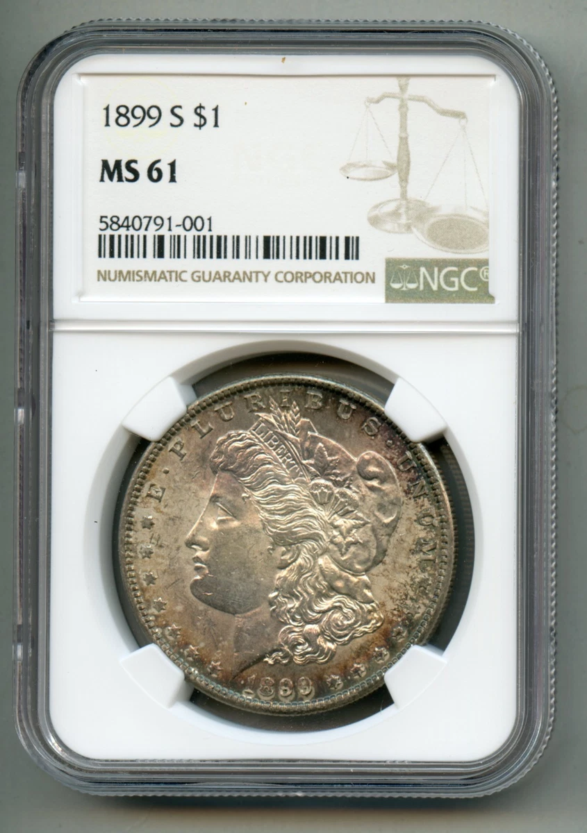 MS 61 Graded 1899 Year Morgan US Dollars (1878-1921) for sale | eBay