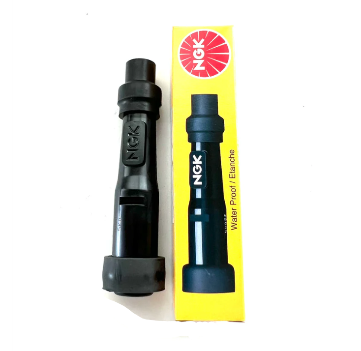 ノーザン Genuine NGK 8022 Black Spark Plug Cap Resistor Straight 5K Ohm