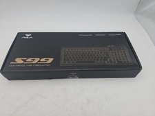 AULA S99-Key Tri-Mode Lite Cream RGB Gaming Keyboard, Backlit, Numpad Knob