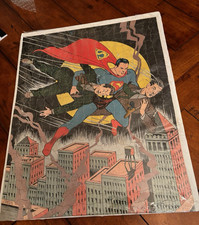 1940 Saalfield Superman Jigsaw w/ OG Box / Complete 