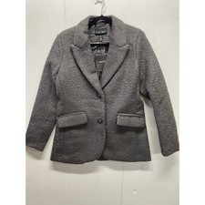 Ellen Tracy Women's Blazer Jacket Size Small Gray Grey New With Tags Textured