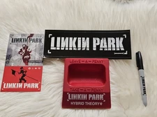 Linkin Park Hybrid Theory Take-A-Penny Tray RARE PROMO + LP Sharpie Lot 
