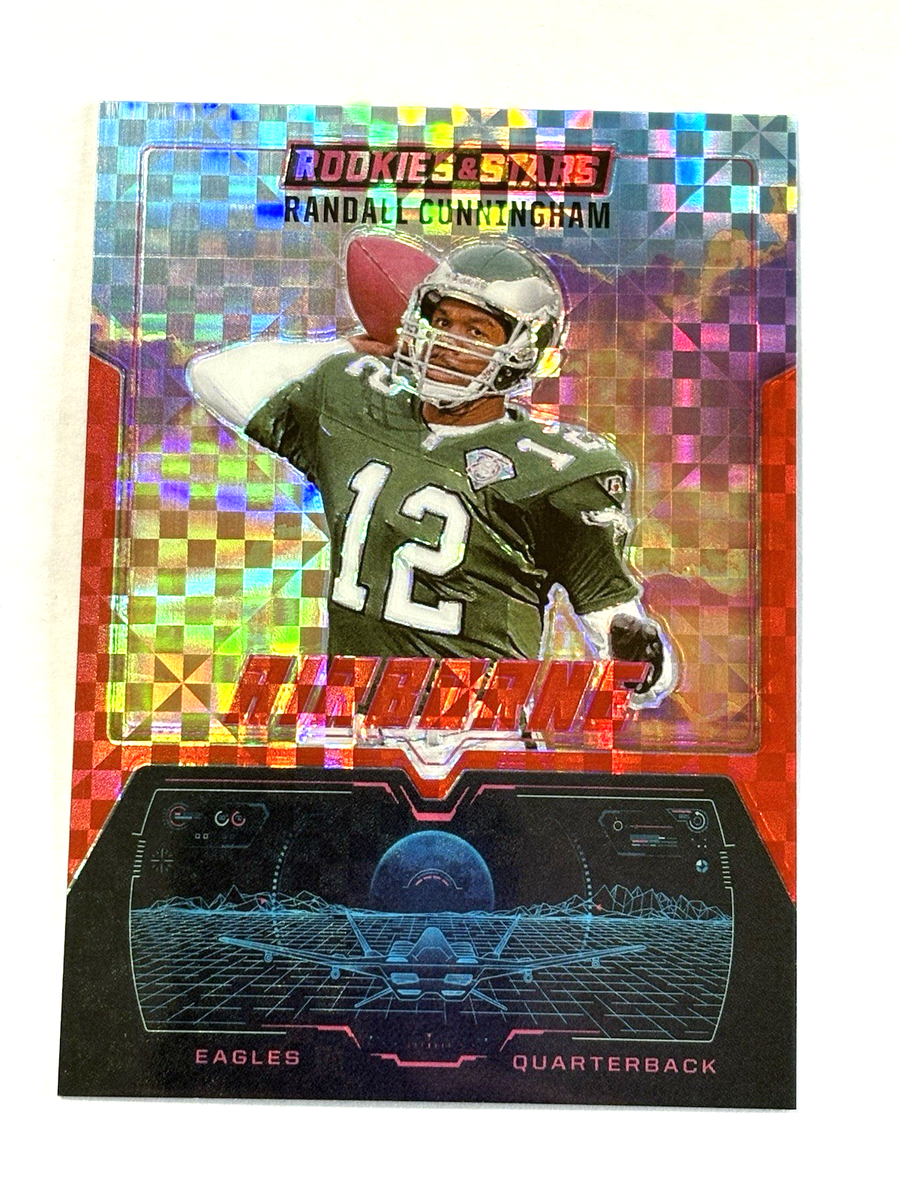 2025 Panini Rookies & Stars Randall Cunningham Airborne Red Plaid