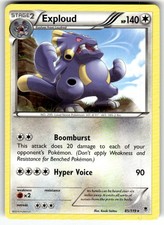 Exploud 85/119 Rare Phantom Forces Pokemon LP