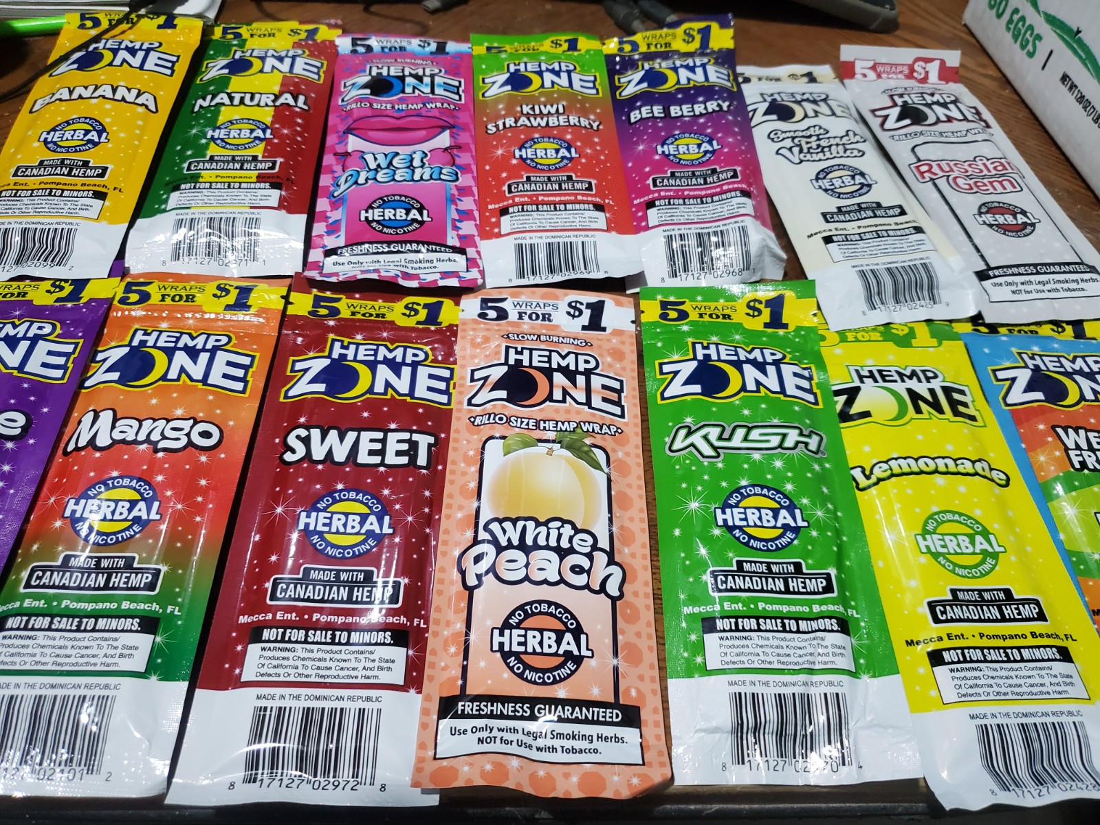 Hemp Zone Wraps | Innovape Goodyear