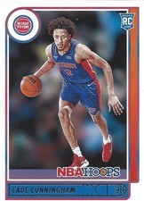 Cade Cunningham 2021-22 NBA Hoops Rookie Card