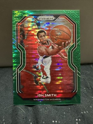 2020-21 Panini Prizm Green Pulsar Prizm /25 Ish Smith #37