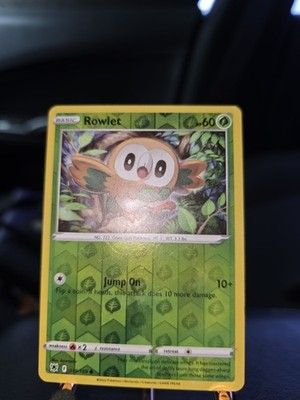Rowlet #019/189 Reverse Holo 2022 Pokemon Astral Radiance NM