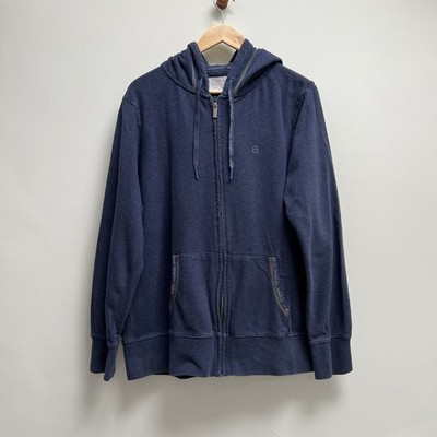 Moshulu Doze Kapuzenpullover dunkelblau Zip Up Hoodie Gr. L 100% Baumwolle Lounge
