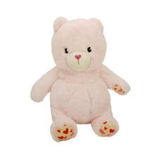 Target Giggle Scape Pink Bear Plush Heart Paws Nose Embroidered Eyes Stuffed Toy